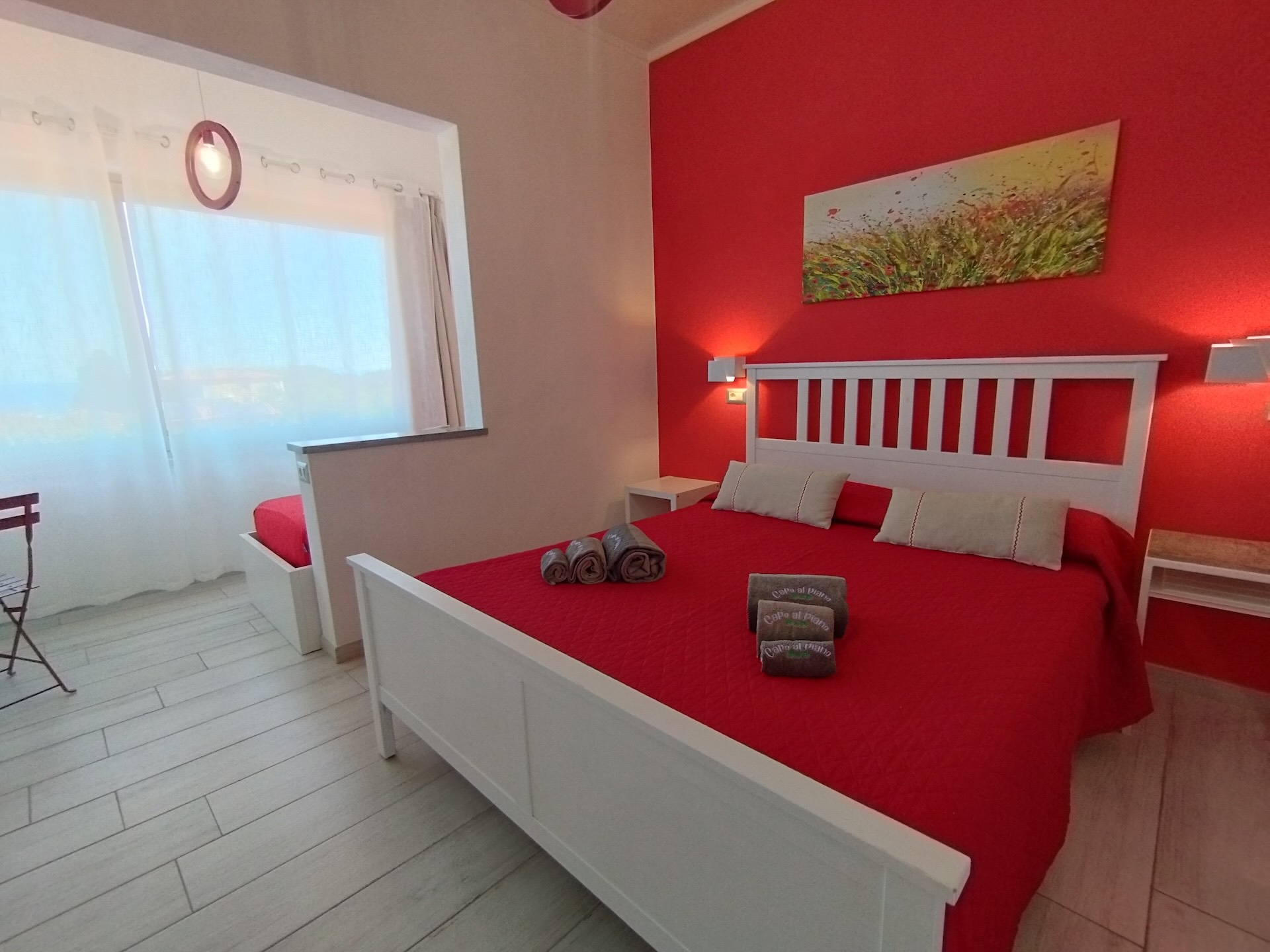 Camera Melagrana del B&B Capo al Piano