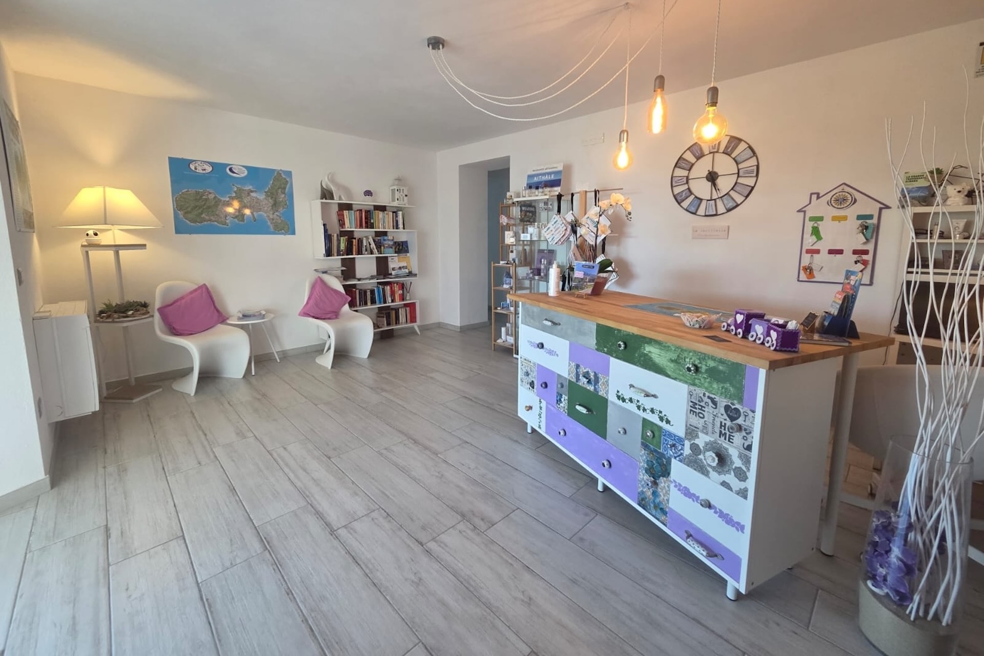 Reception del Bed and Breakfast Capo al Piano