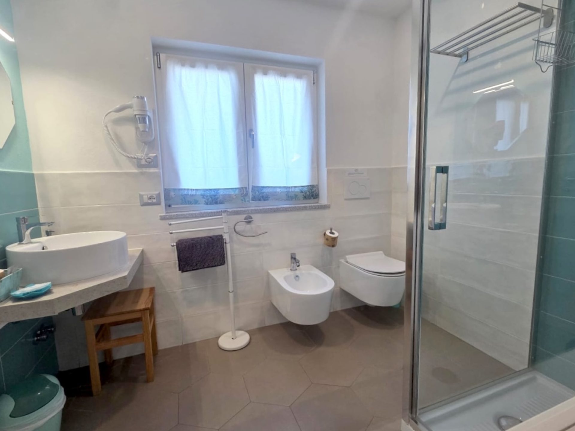 Bagno della camera Brezza di Mare - Capo al Piano B&B