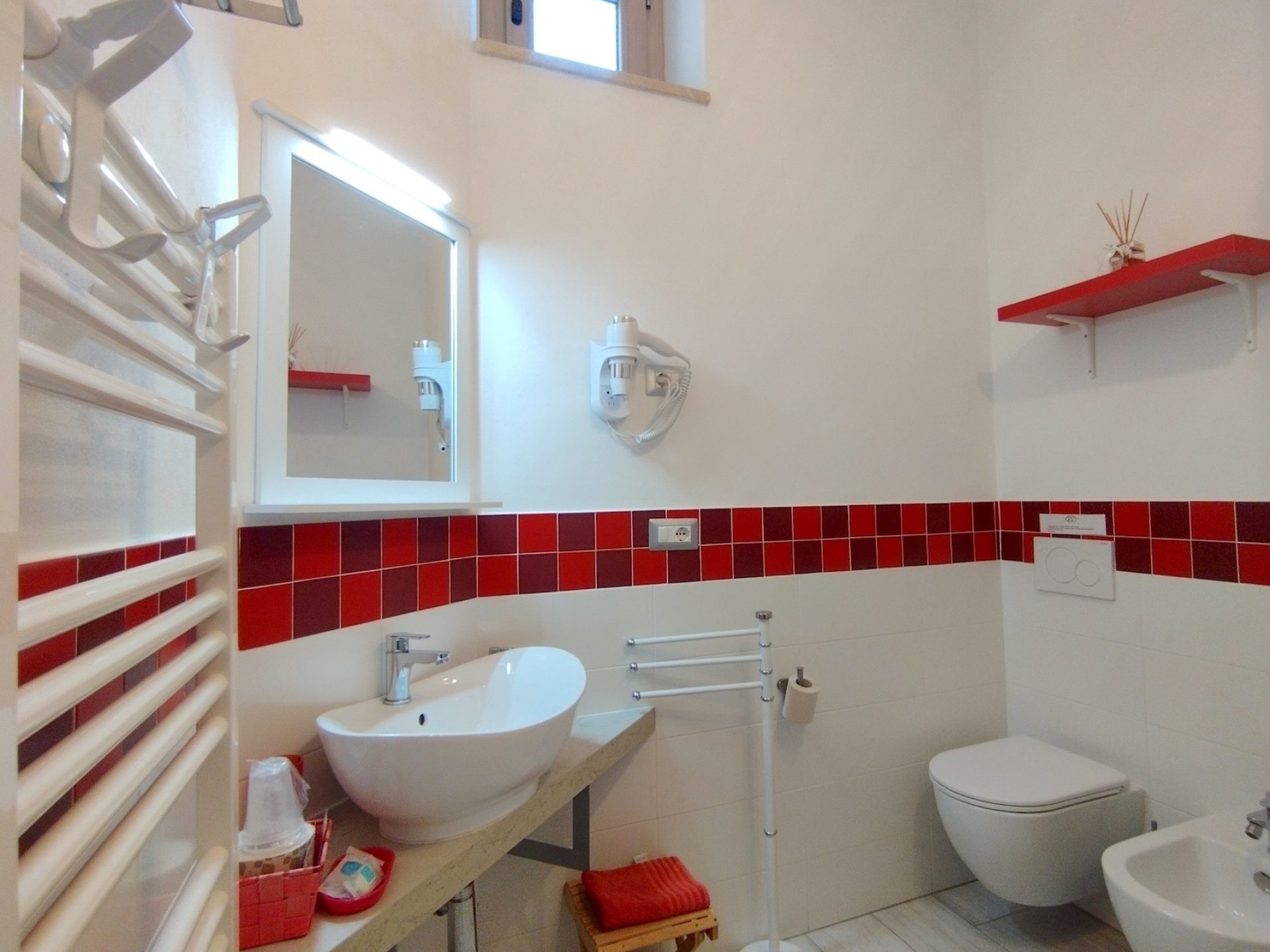 Bagno della camera Melagrana - Capo al Piano B&B