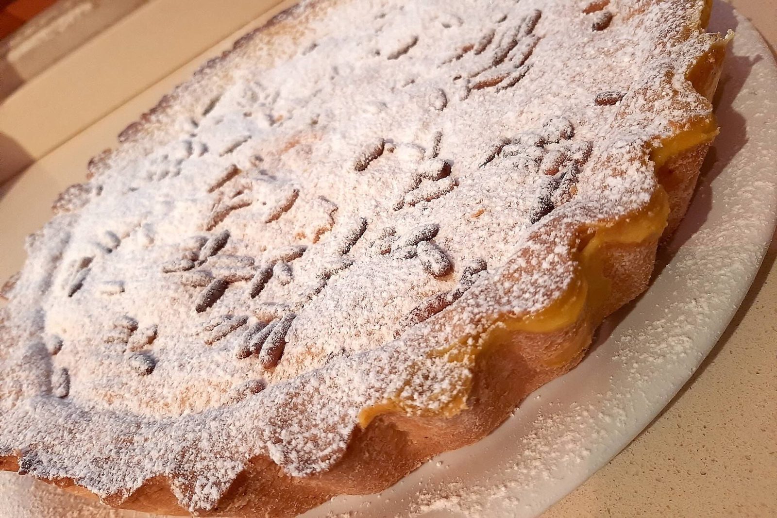 Dolce servito a colazione al B&B Capo al Piano