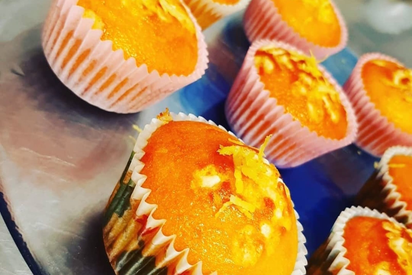 Muffin serviti a colazione al B&B Capo al Piano